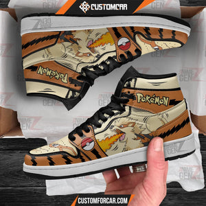 Pokemon Arcanine JD Sneakers Custom Anime Shoes CUSTOMFORCAR