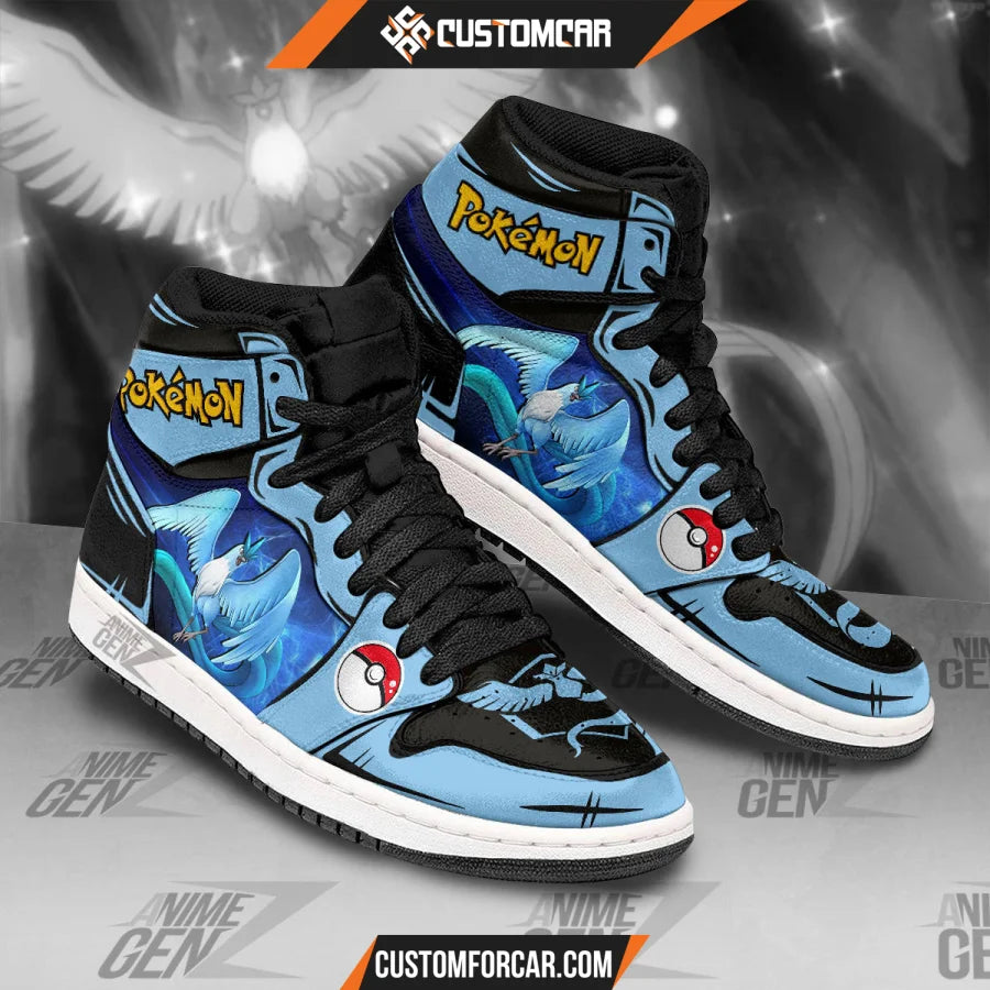 Pokemon Articuno JD Sneakers Custom Pokemon Anime Shoes