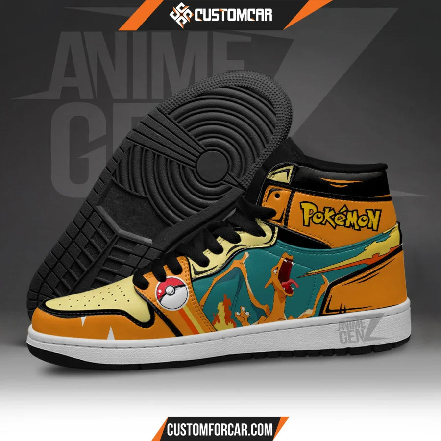 Pokemon Charizard JD Sneakers Custom Pokemon Anime Shoes