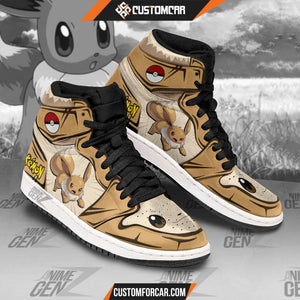 Pokemon Eevee JD Sneakers Custom Anime Shoes CUSTOMFORCAR