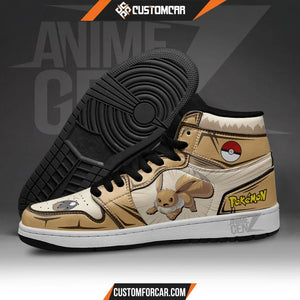 Pokemon Eevee JD Sneakers Custom Anime Shoes CUSTOMFORCAR