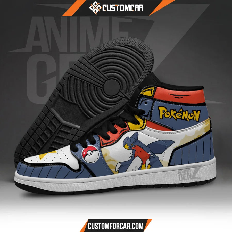 Pokemon Garchomp JD Sneakers Custom Pokemon Anime Shoes