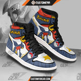 Pokemon Garchomp JD Sneakers Custom Pokemon Anime Shoes