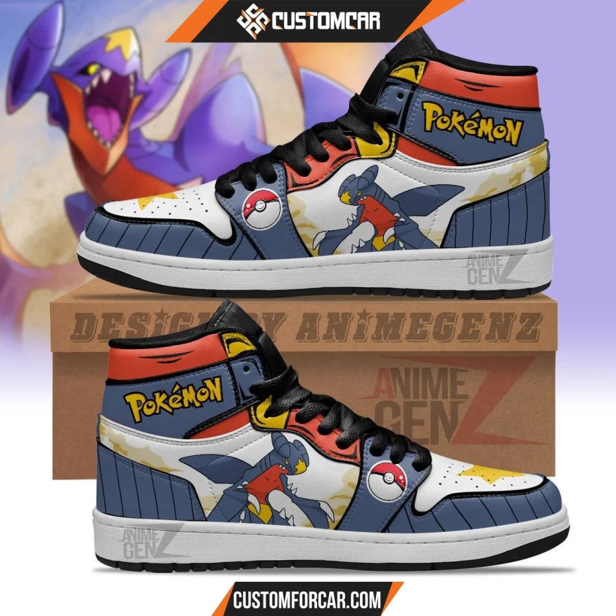 Pokemon Garchomp JD Sneakers Custom Pokemon Anime Shoes