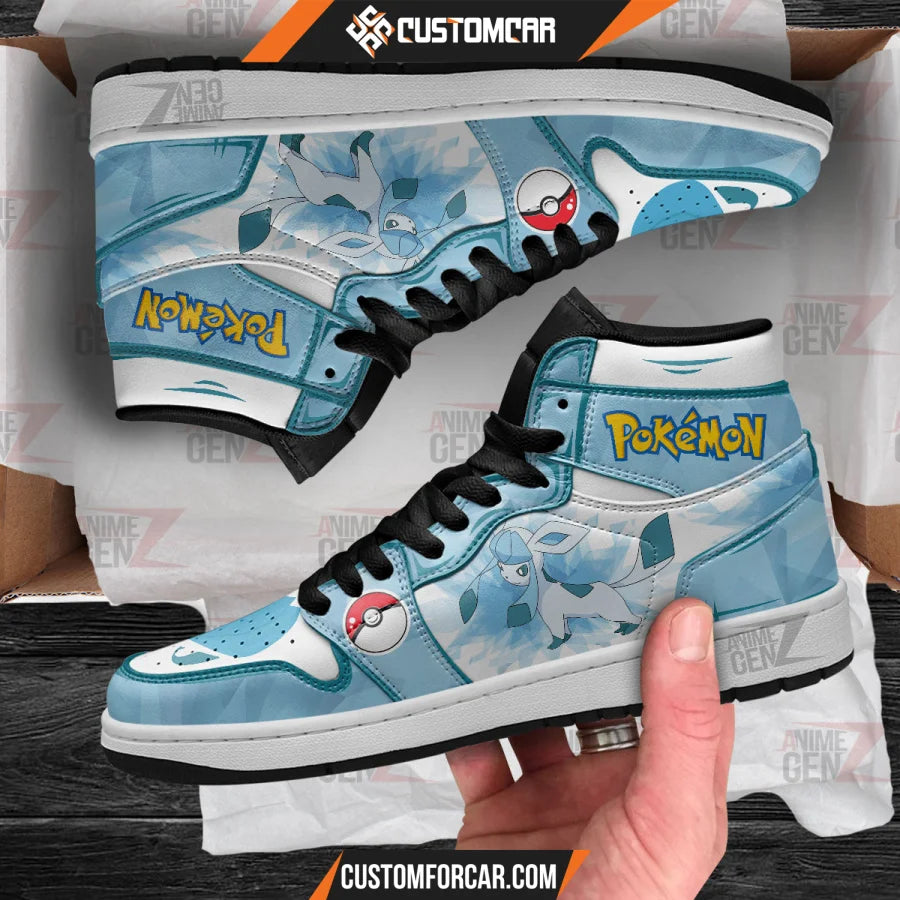 Pokemon Glacia JD Sneakers Custom Pokemon Anime Shoes