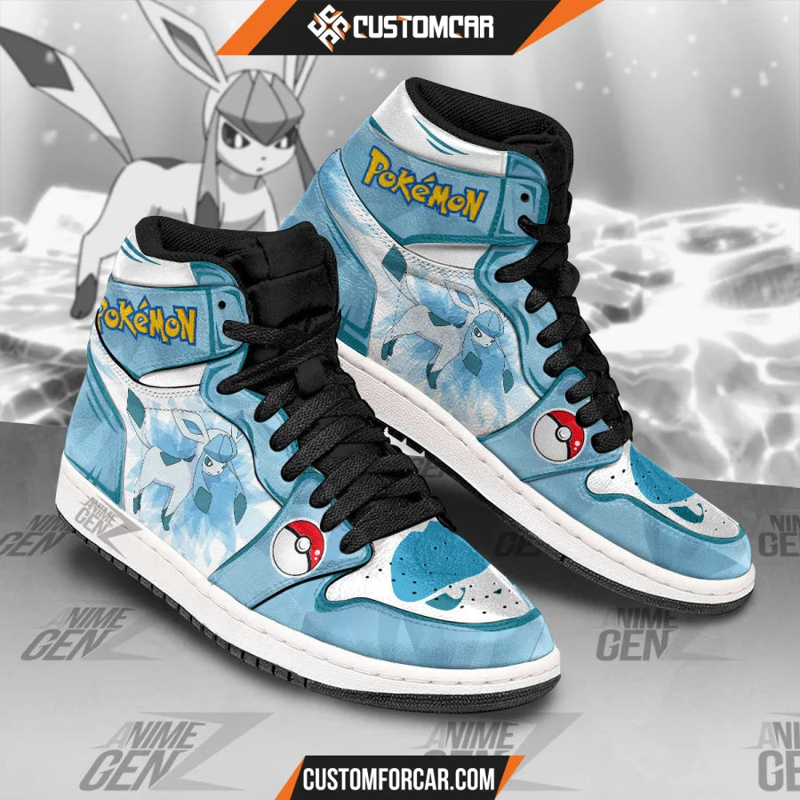 Pokemon Glacia JD Sneakers Custom Pokemon Anime Shoes