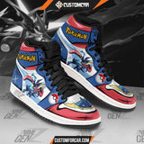 Pokemon Greninja JD Sneakers Custom Pokemon Anime Shoes