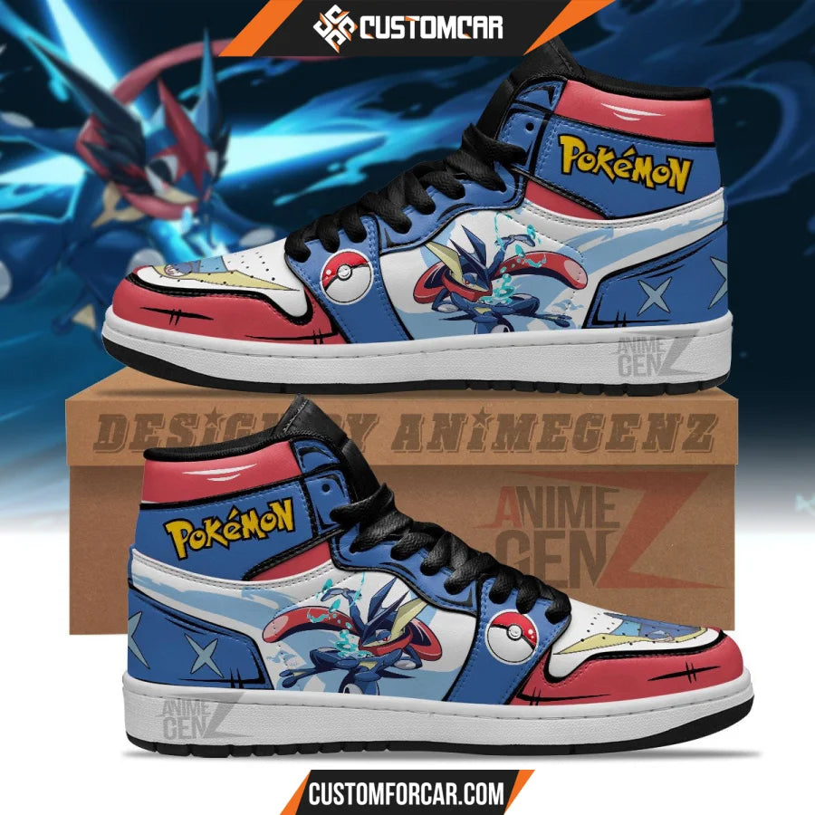 Pokemon Greninja JD Sneakers Custom Pokemon Anime Shoes