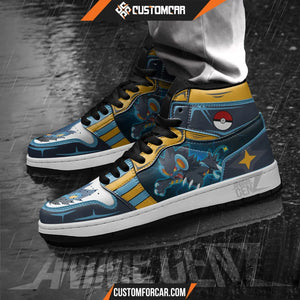 Pokemon Luxray JD Sneakers Custom Anime Shoes CUSTOMFORCAR