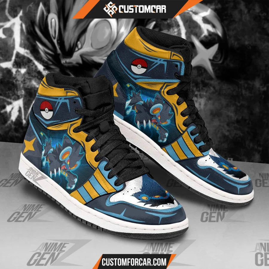 Pokemon Luxray JD Sneakers Custom Anime Shoes CUSTOMFORCAR