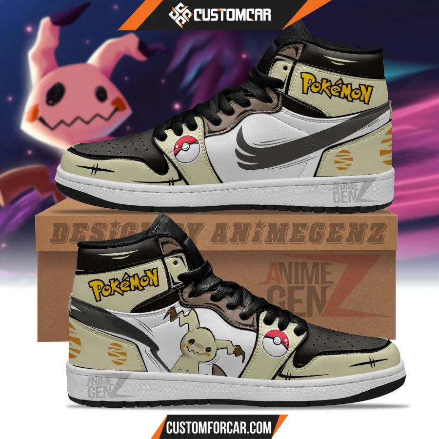 Pokemon Mimikyu JD Sneakers Custom Pokemon Anime Shoes