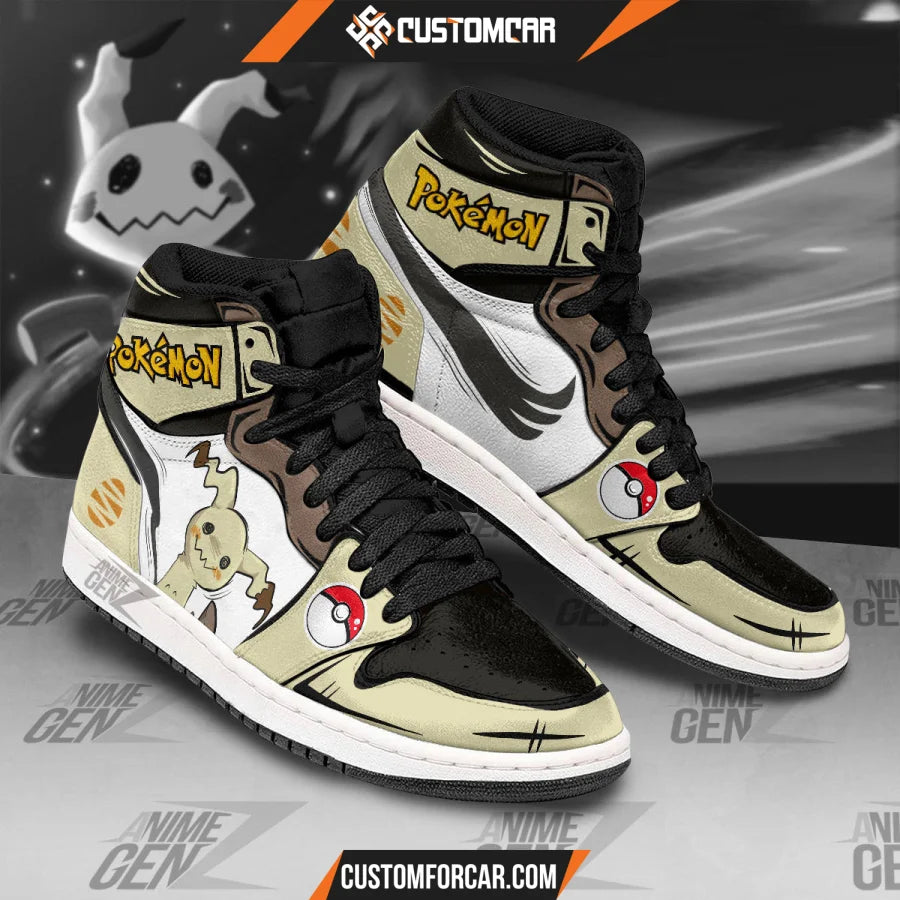 Pokemon Mimikyu JD Sneakers Custom Pokemon Anime Shoes