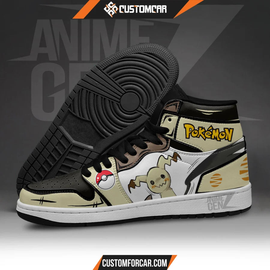 Pokemon Mimikyu JD Sneakers Custom Pokemon Anime Shoes