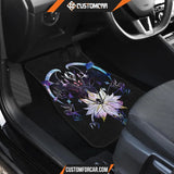 Pokemon Moon And Sun in Black theme Car Floor Mats R050310 -