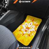 Pokemon Moon Sun Yellow theme Car Floor Mats R050310 - Front