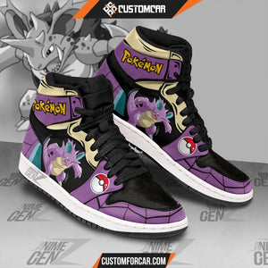 Pokemon Nidoking JD Sneakers Custom Pokemon Anime Shoes