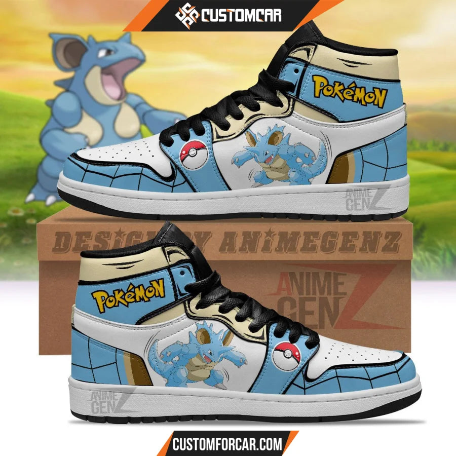 Pokemon Nidoqueen JD Sneakers Custom Pokemon Anime Shoes