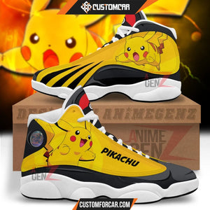 Pokemon Pikachu Air Jordan 13 Sneakers Custom Anime Shoes