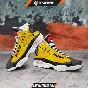 Pokemon Pikachu Air Jordan 13 Sneakers Custom Anime Shoes