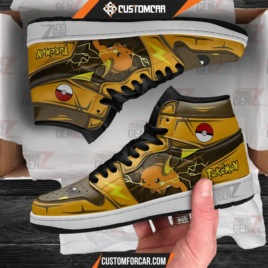 Pokemon Raichu JD Sneakers Custom Anime Shoes CUSTOMFORCAR