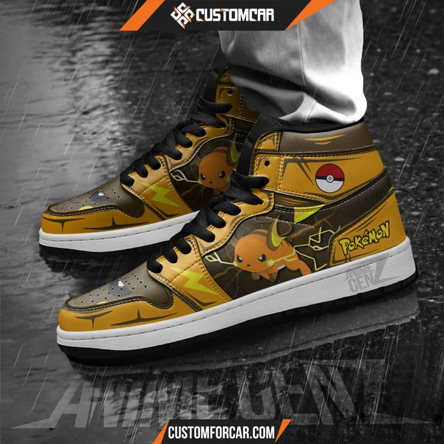 Pokemon Raichu JD Sneakers Custom Anime Shoes CUSTOMFORCAR