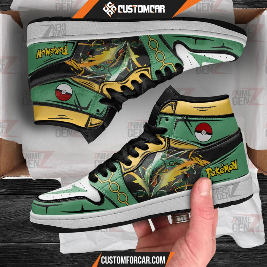 Pokemon Rayquaza JD Sneakers Custom Anime Shoes CUSTOMFORCAR