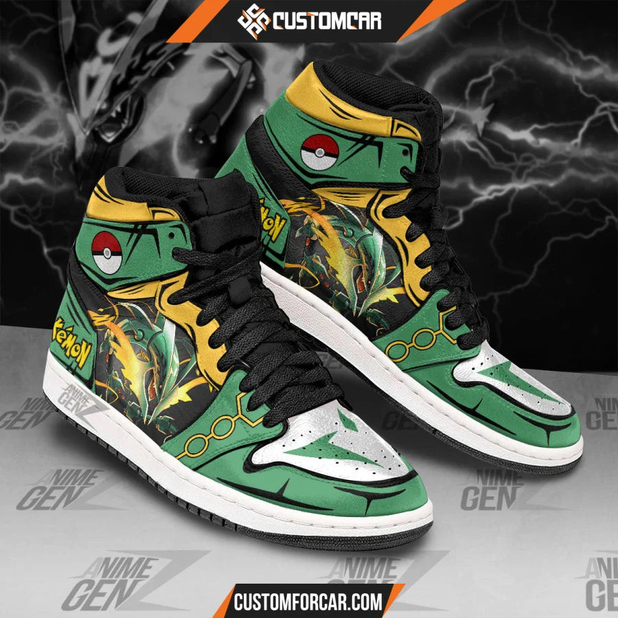 Pokemon Rayquaza JD Sneakers Custom Anime Shoes CUSTOMFORCAR