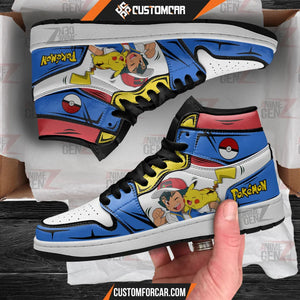 Pokemon Satoshi Pikachu JD Sneakers Custom Anime Shoes