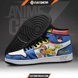 Pokemon Satoshi Pikachu JD Sneakers Custom Anime Shoes