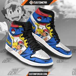 Pokemon Satoshi Pikachu JD Sneakers Custom Anime Shoes