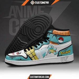 Pokemon Squirtle JD Sneakers Custom Anime Shoes CUSTOMFORCAR