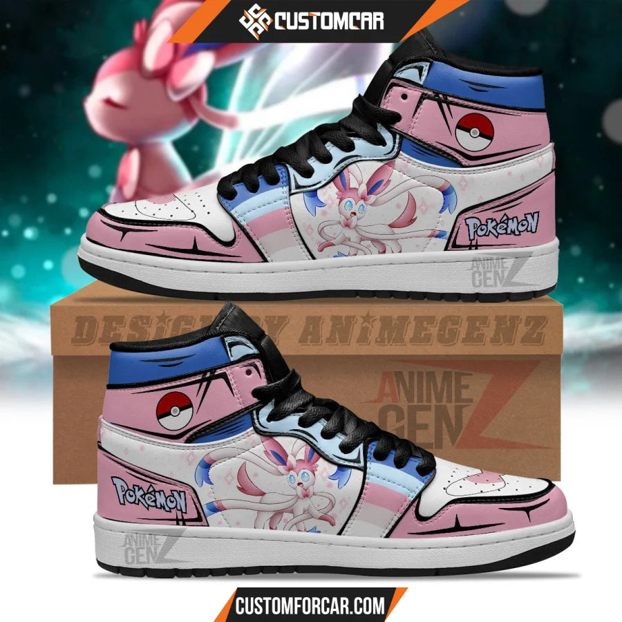 Pokemon Sylveon JD Sneakers Custom Anime Shoes CUSTOMFORCAR