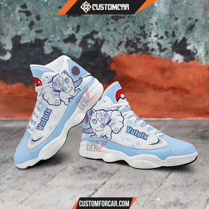 Pokemon Vulpix alola Air Jordan 13 Sneakers Custom Anime