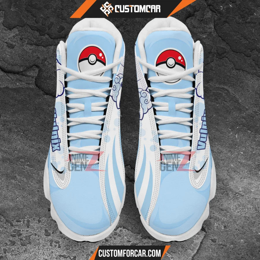 Pokemon Vulpix alola Air Jordan 13 Sneakers Custom Anime