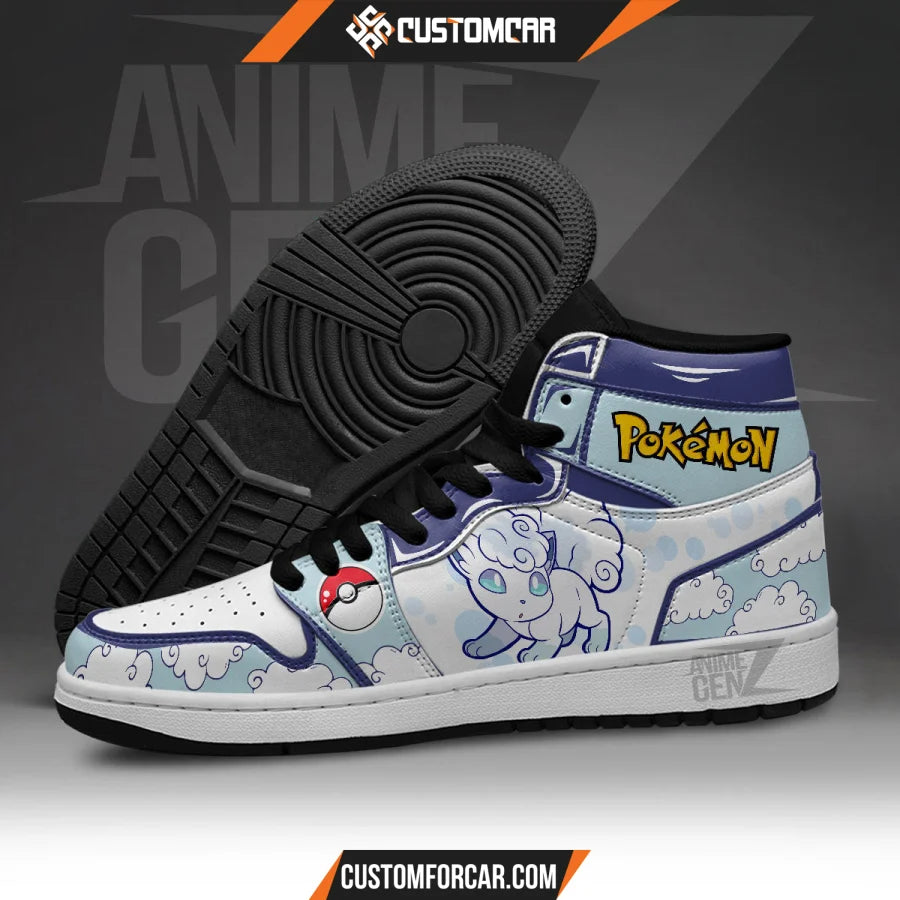 Pokemon Vulpix alola JD Sneakers Custom Pokemon Anime Shoes