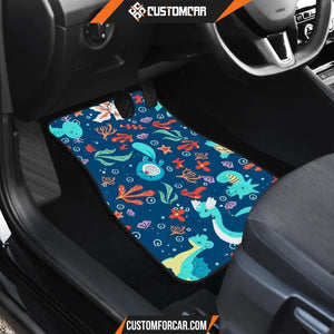 Pokemon Water Symbols Cute Car Floor Mats R050310 - Front 