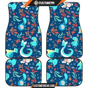 Pokemon Water Symbols Cute Car Floor Mats R050310 - Front 