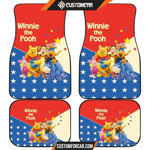 Pooh in Winnie The Pooh Car Floor Mats R050310 - Front And 