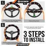 Portgas D. Ace One Piece Christmas Steering Wheel Cover