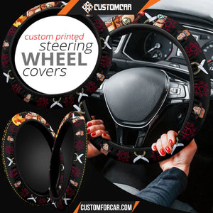 Portgas D. Ace One Piece Christmas Steering Wheel Cover