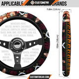 Portgas D. Ace One Piece Christmas Steering Wheel Cover