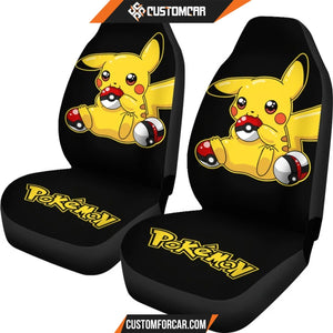 Pretty Pikachu Pokemon Anime Car Decor Car Seat Covers 