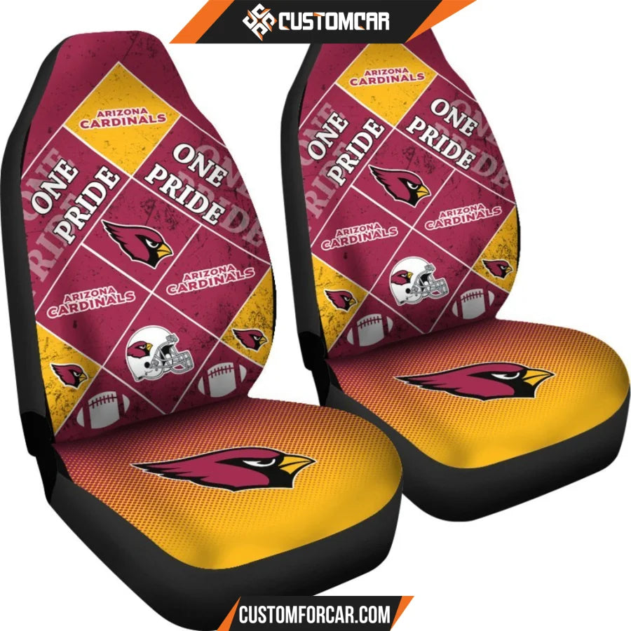 Pride Flag Arizona Cardinals Car Seat Covers - Car Seat 