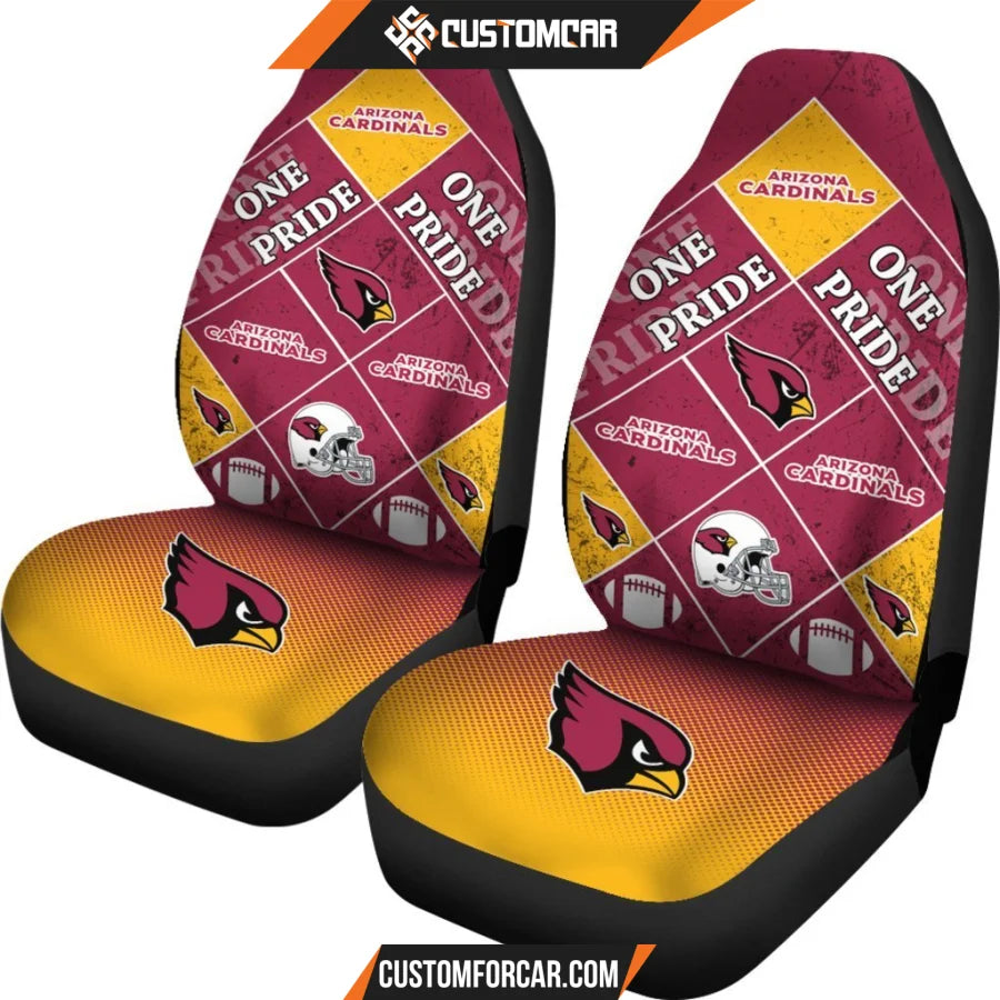 Pride Flag Arizona Cardinals Car Seat Covers - Car Seat 