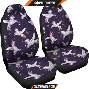 Print Pattern Unicorn Universal Fit Car Seat covers Car 