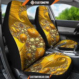 Psychedelic Gold Car Seat Covers DECORINCAR