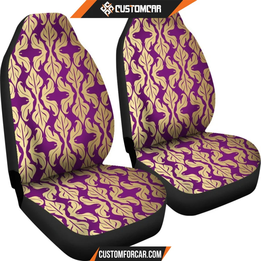 Purple Baroque Car Seat Covers DECORINCAR