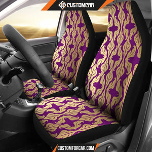 Purple Baroque Car Seat Covers DECORINCAR