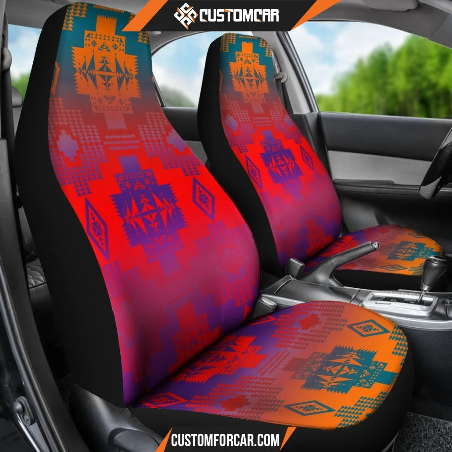 Purple Thunderstorm Car Seat Covers DECORINCAR