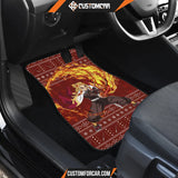 Rengoku Kyojuro Demon Slayer Car Floor Mats Anime Car